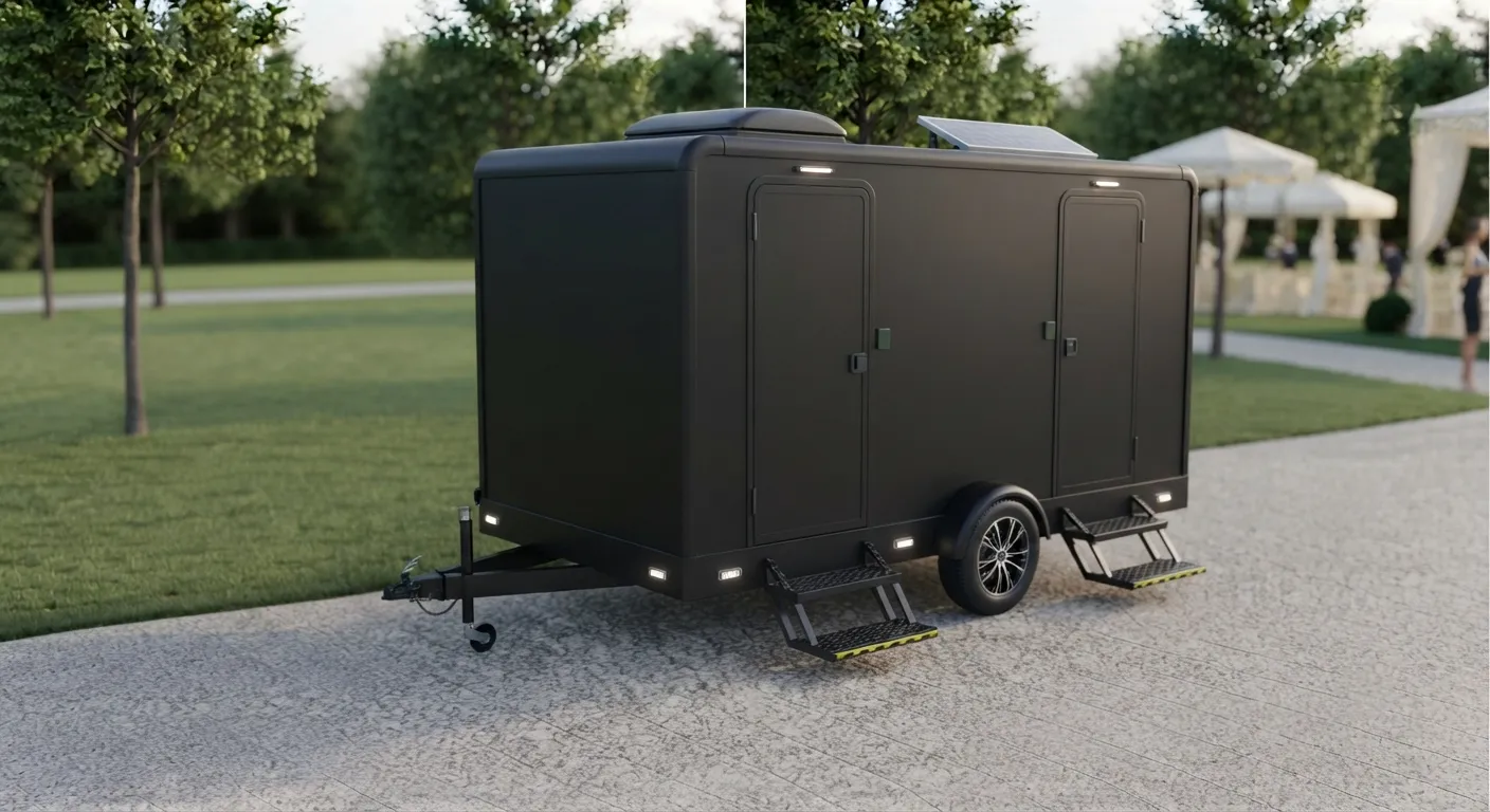 2 Stall Restroom Trailer in Miami Beach, FL