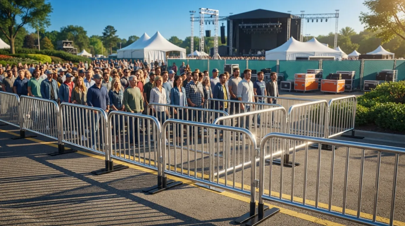 Crowd Control Barrier Rental in Miami Beach, FL